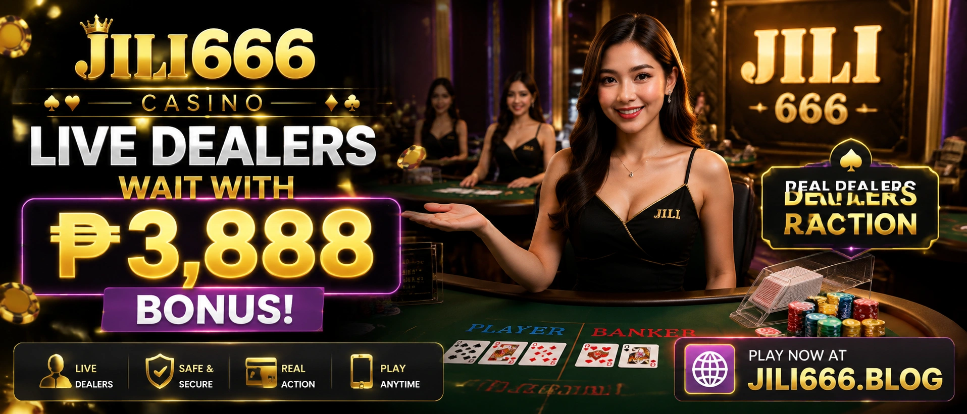jili666 live casino philippines hero image