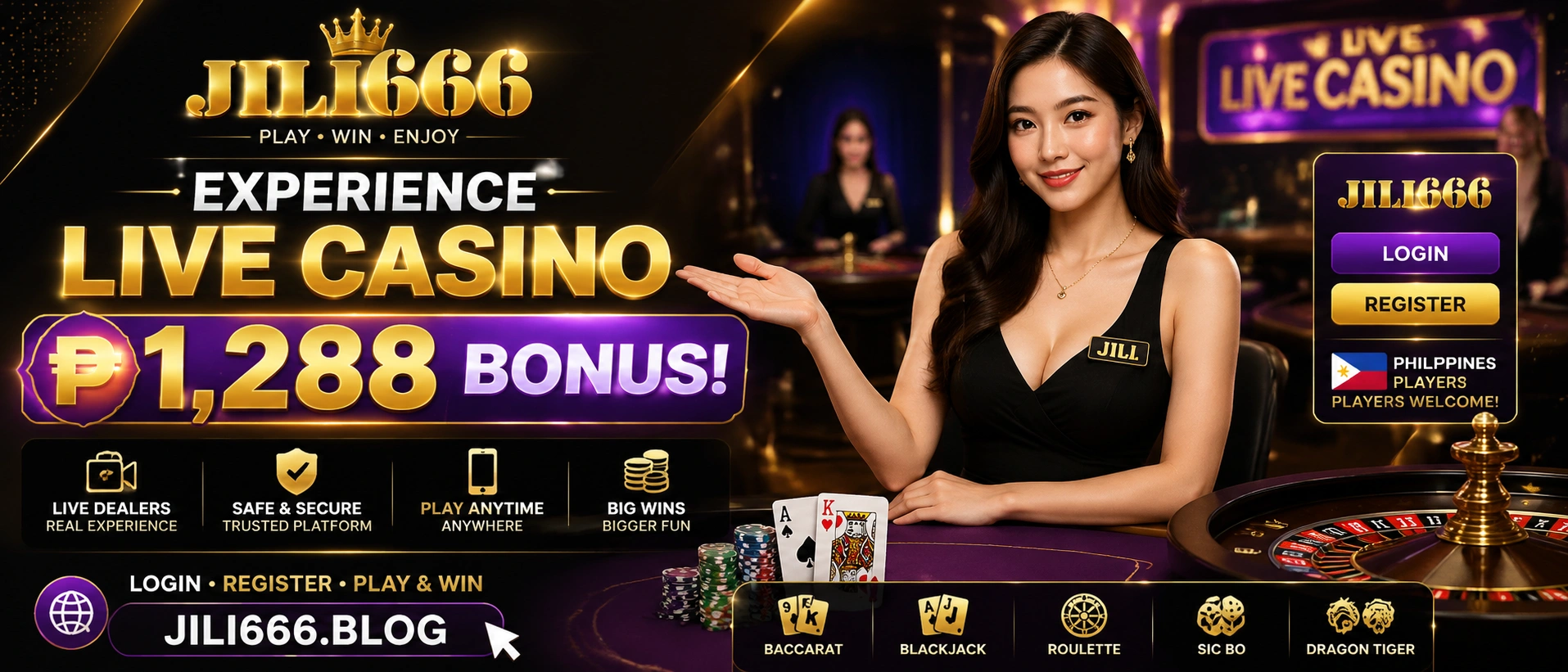 live casino promotion image